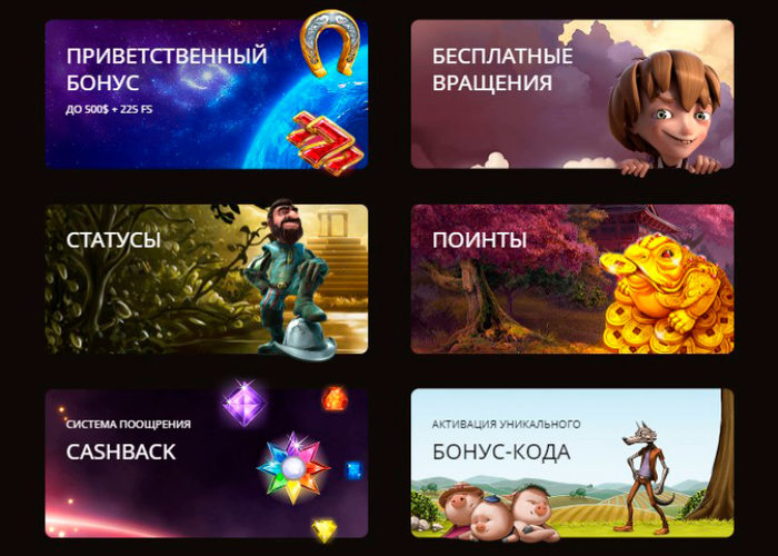 Подробная информация о бонусах и акциях
